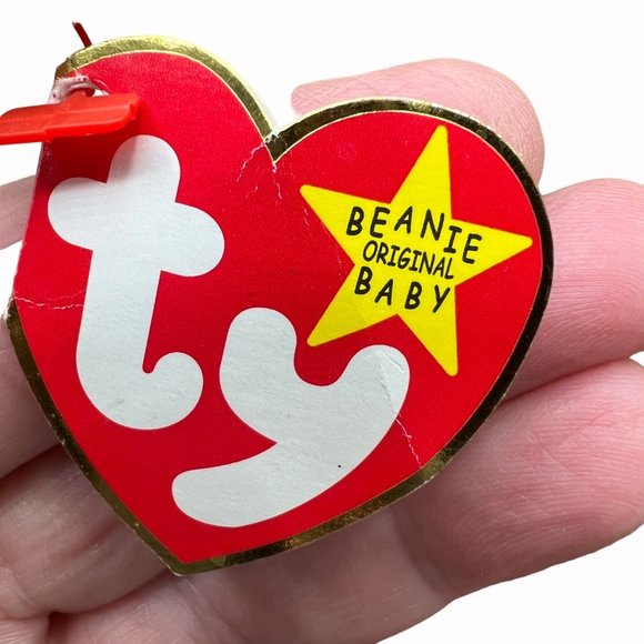 TY Beanie Babies Whisper the Deer Vintage 1997-98 Plush Stuffed Animal Toy Stuff - Picture 9 of 12